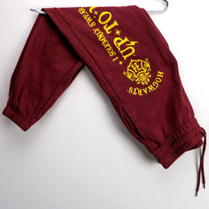 Harry Potter Gryffindor Jogger Sweatpants Women’s XS Red I Solemnly Swear
